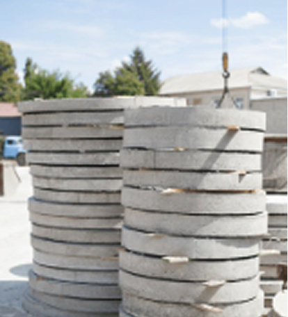 Reinforced concrete rings